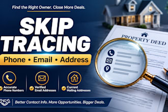 skip trace property owners get phone numbers and emails fast