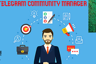 be your crypto telegram, discord moderator, project manager
