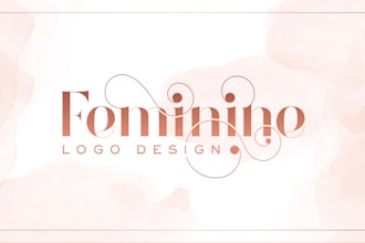 design a luxury elegant or feminine logo