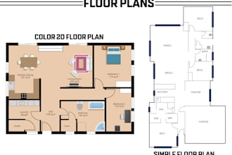 draw 2d floor plans from your matterport, sketch, and video