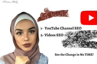 optimize the SEO for your youtube channel and videos