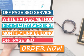 do complete monthly off page SEO package