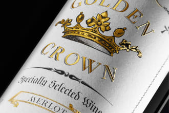 do professional and creative label design wine, whiskey, tequila, beer, gin