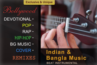 produce music for hindi, bangla, and devotional cover song