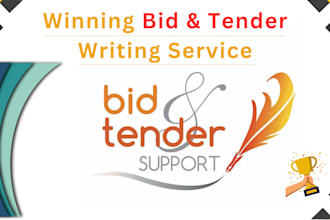 expert bid, tender and rfp writer, winning a tender for your success