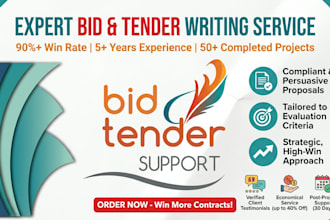 write winning bid proposals, tender submissions and rfp responses