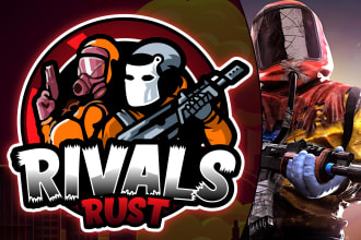 make a perfect server logo design for rust game