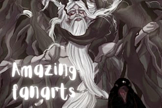 create amazing fanarts for you