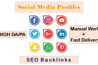 do social media SEO profiles backlinks