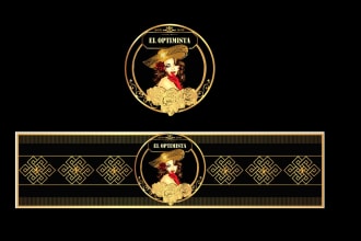 do design a unique cigar label and logo design 24hr