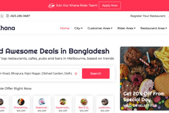 multivendor food delivery app with realtime order tracking