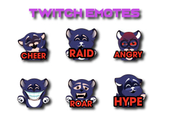 create custom twitch emotes and sub badges