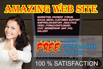 do amazing wordpress  web site for you