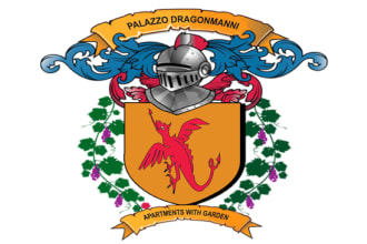 design awesome coat of arms family crest heraldry logo