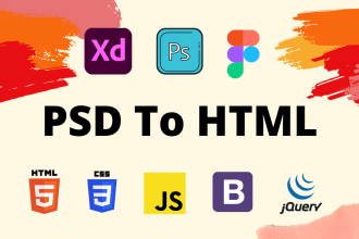 convert PSD to HTML