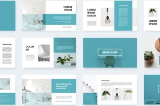 create a full presentation design at an affordable cost
