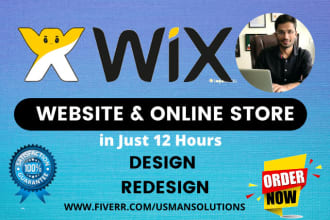 wix website design or wix online store, wix editor x