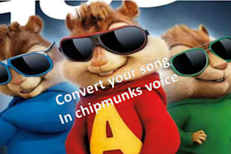 export your song in chipmunks voice