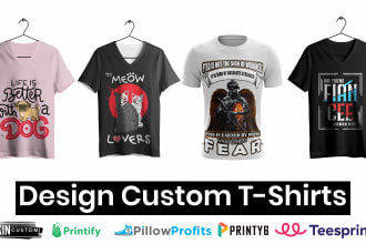 make trendy and attractive tshirt design for any compnies