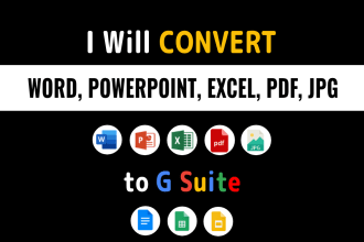 convert to google docs sheet slides