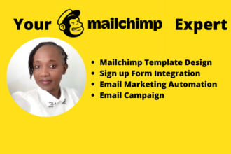 create highly converting mailchimp email template design