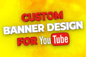 create you a custom youtube banner or social media header