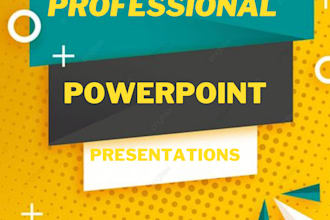 design advance powerpoint presentations and slides
