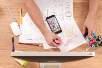 build a hybrid app using react native, expo or flutter