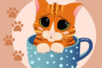 create clean vector illustrations for web and print ai svg cmyk