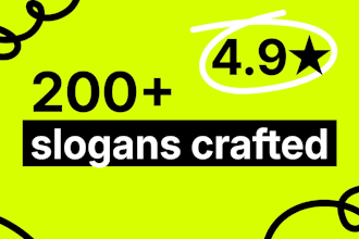 write brand slogans and taglines that stick