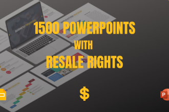 give you 1500 presentations with resale rights