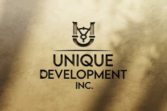 create fascinating and eye catchy 3d or 4k logo for your company
