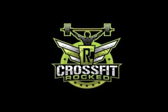 create a powerful and bold new logo for crossfit rocked