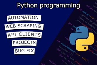 code fast and efficient python scripts for web scraping, automation and more