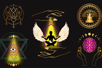 do sacred geometry mandala mystical logo spiritual designs