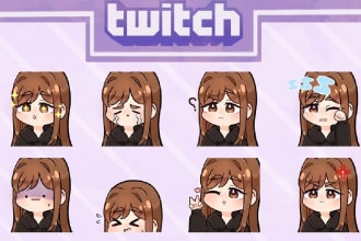 create high quality custom twitch emotes and sub badges