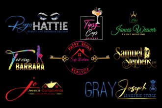 design professional signature logo and branding