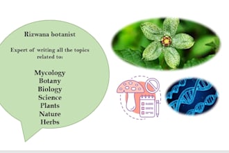 write quality based research articles on mycology botany biology