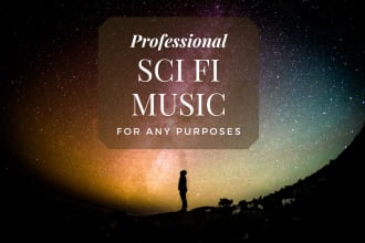 create epic sci fi music for literally anything