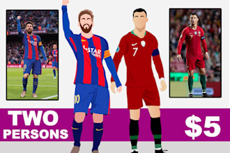 create a faceless digital portrait for you