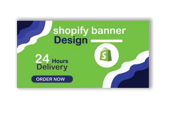 design a professional banner for shopify or any social media forum