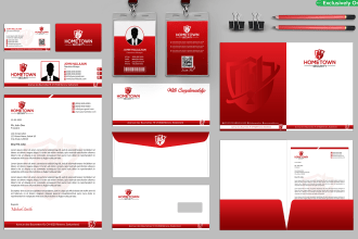 design business card, letterhead, and stationery items