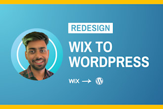 migrate your wix website to a customized wordpress site