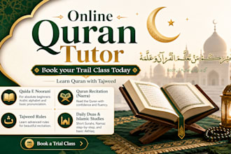 teach quran with tajweed to kids and adults professionally