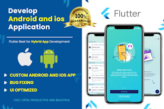 develop a hybrid app using flutter