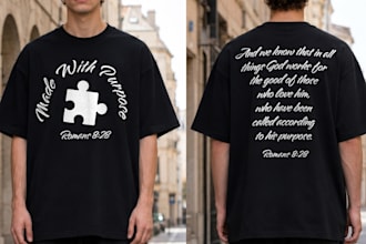 do bulk creative unique christian faith tshirt designs