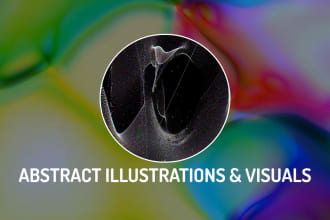 make an abstract complex illustration