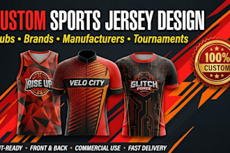 design custom sportswear for sublimation printing