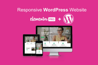 be your elementor pro expert for wordpress website