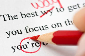 proofread and edit documents